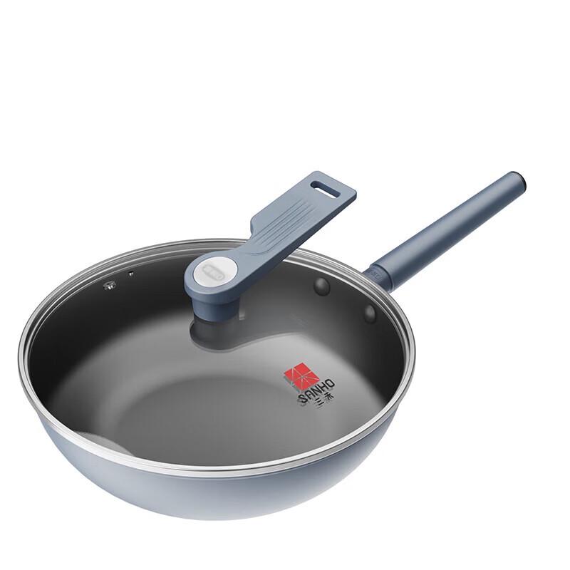 SANHO Micro-Nano Titanium Non-Stick Wok
