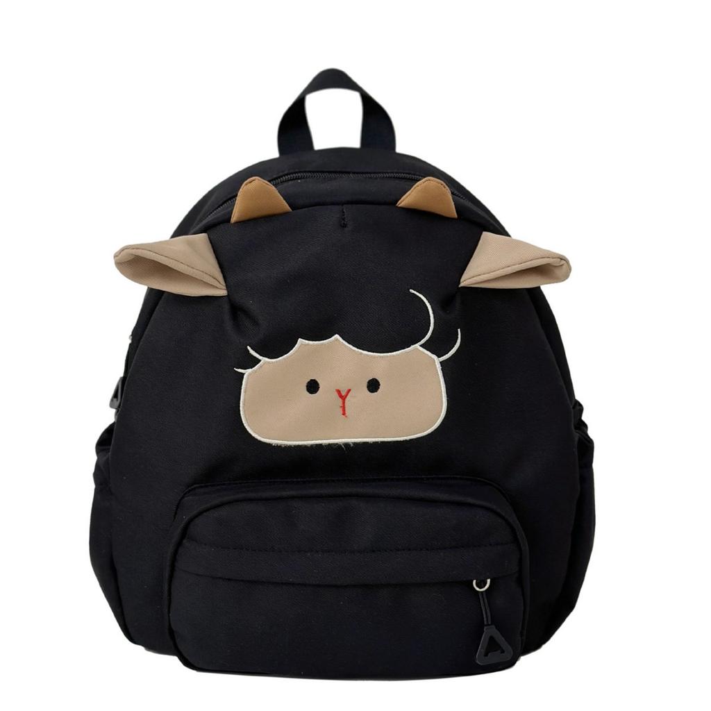 School bag cute ugly cute cartoon lamb children's spring outing mini backpack high value cream soft girl shopping small backpack