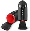 Male Masturbator Penis Training Vibrator Glans Massage Testicle Stimulator Delay Stamina Trainer Blowjob Machine Sex Toys for Men Increase Erection