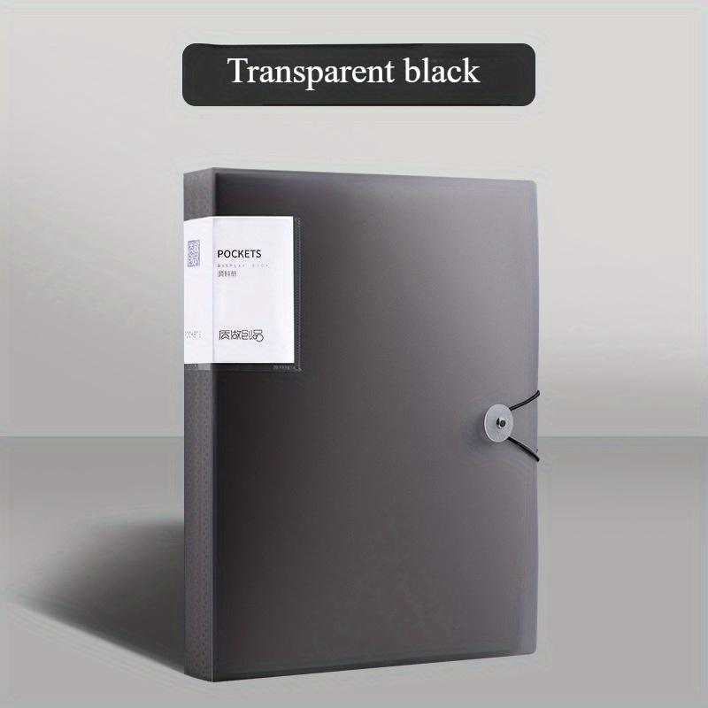 1 Packung, A4 Dokumentenorganisator mit 60 transparenten Fächern - Mehrschichtige Büro- und Schulablage Mappe Schreibtischorganisator Ordner