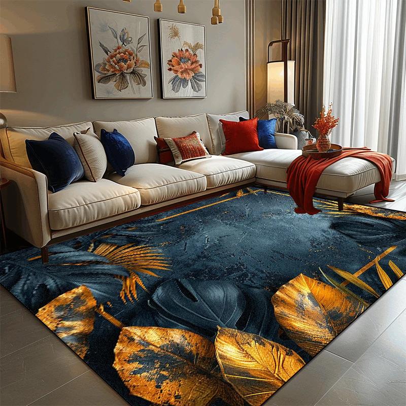 Light Luxury 3D Flower Carpets Living Room Decoration Large Rugs Modern Home Sofa Side Floor Mat Bedroom Bedside Soft Foot Mats