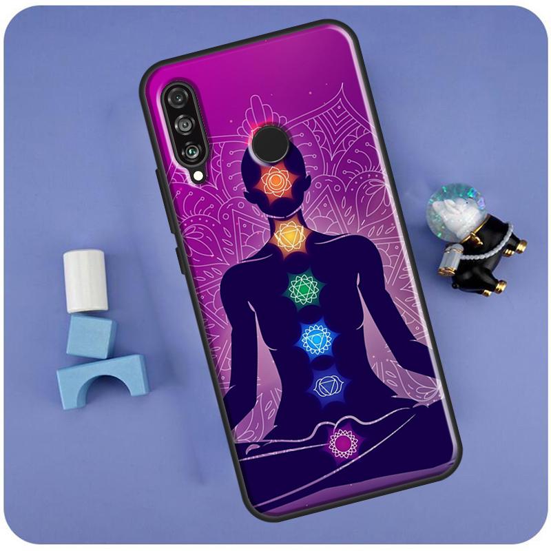 

Mandala Chakra Yoga For Huawei Nova 10 9 SE 3i 7i 8i 11i 12i Y60 Y61 Y70 Y72 Y73 Y90 Y91 P20 P30 P40 Lite Case Nova 10 SE