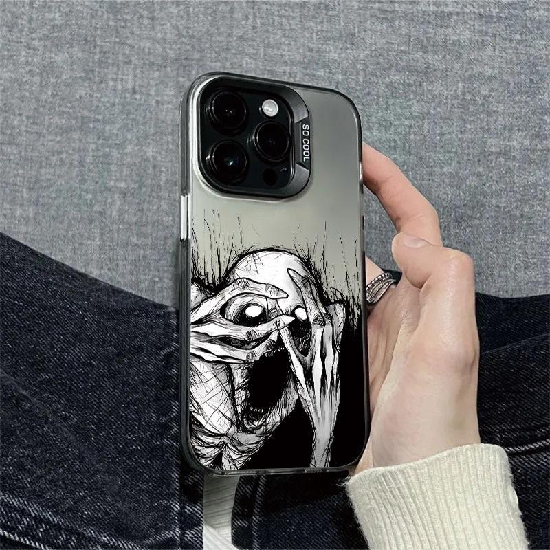 Terrifying Skull Images Phone Case For IPhone 16 15 14 13 12 11 Pro Max Matte Hard Back Cover For Iphone 16 Pro 16E Case Cover