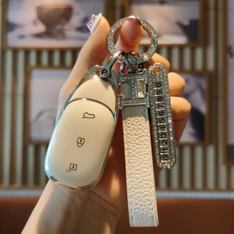 High-End Schutzhülle für Ideal ONE 21 Tasten - Damen Auto-Fernbedienungsschale und Schnallentasche