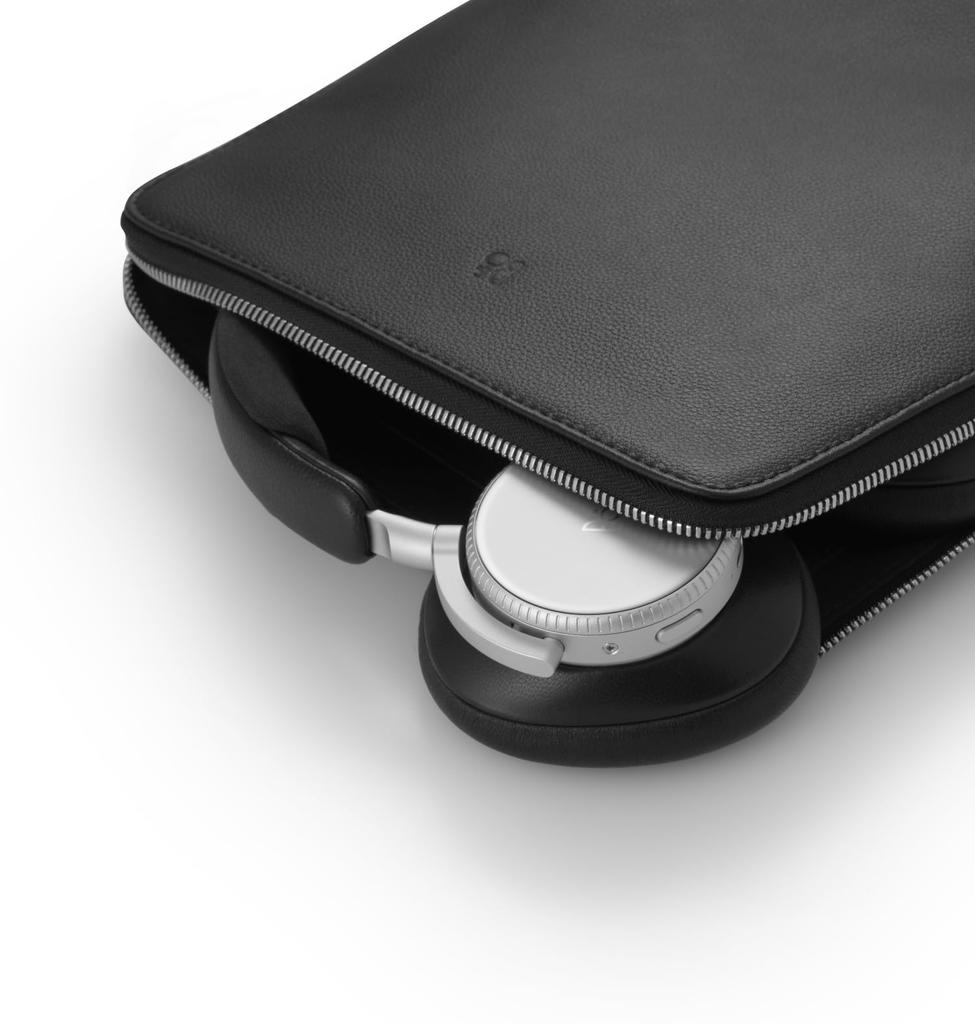 Bang Olufsen Flagship Wireless Headphones Beoplay H100 Infinite Black Active Noise Cancelling Bluetooth Stereo Wired Sustainable Design & 3.5mm