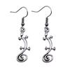 Gothic Spider Charm Dangle Earrings Halloween Horror Arachnid Drop Earrings Dark Punk Goth Jewelry