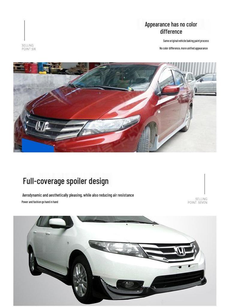 12-14 Year New Model Fit Small/Large Body Kit: Front Lip, Rear Diffuser, Side Skirts, Tail Wing