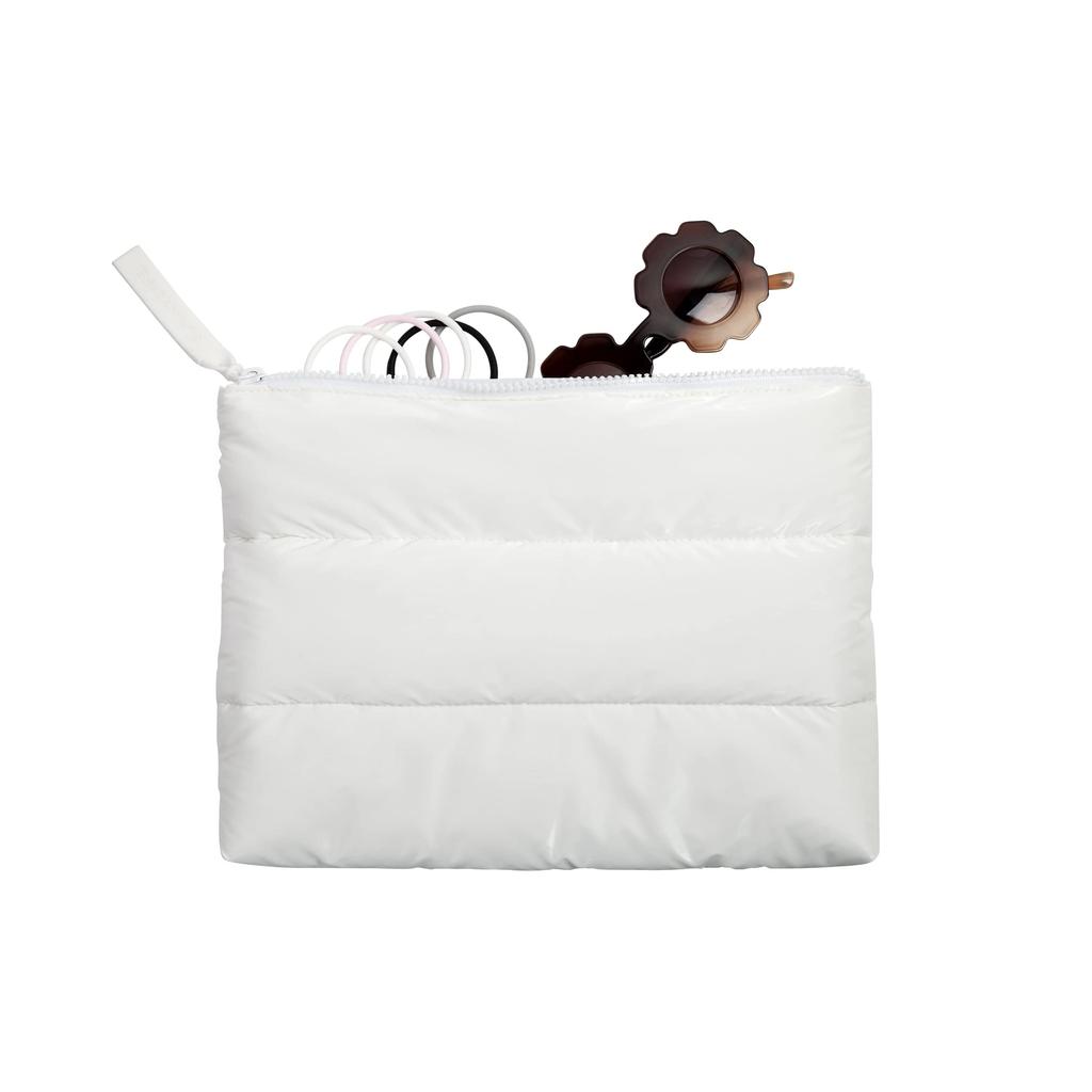 SunnyLIFE Puffer Pouch Cosmetic Accessory Bag White