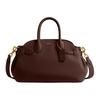 Empire Carryall 26 Logo Zip Leather Crossbody Shoulder Handbag Medium Women Handbags Maple CU066-B4MPL
