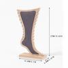 Solid Wood Foot Shape Jewelry Display Stand Necklace Bracelet Rack Pendant Holder Jewelry Store Counter Packaging Display Props