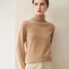 Women's Pure Cashmere High Neck Sweater - 2026 Autumn/Winter Soft Loose Fit Knitwear