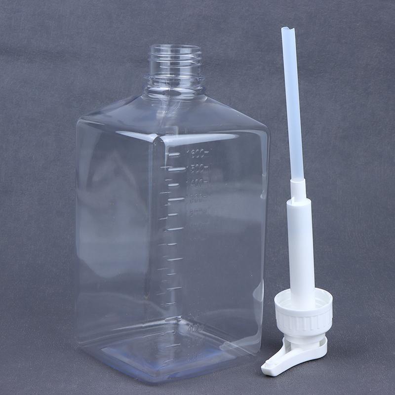 With Hydraulic Pump Nozzle Head Kitchen Honey Jar Container Home 1600Ml Liquid Dispenser With Scale Coffee Syrup Bee Drip Bottle