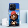 Cute P-PaddingtonS Bear Soft Cover for Xiaomi Redmi Note 15 14 13 12 Pro Plus Phone Case 14S 11S 11T 11E 10S 10 4G Pattern Shell