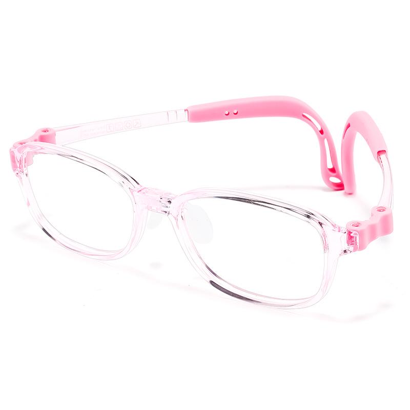 Ultralight Myopia Glasses for Teens - Screwless TR Frame, Safe Sports Design T048ET