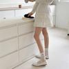 Elegant Embroidered Bowknot Mesh Middle Calf Socks Comfortable Stretch Cotton Solid Ruffle Frilly Ankle Socks for Women