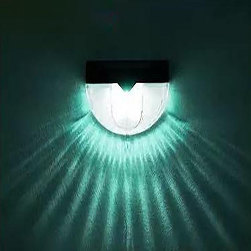 Solar Tungsten Filament Lamp, Courtyard Wall Lamp, Semi-circular Fence, Outdoor Garden Landscape Decoration, Night Light