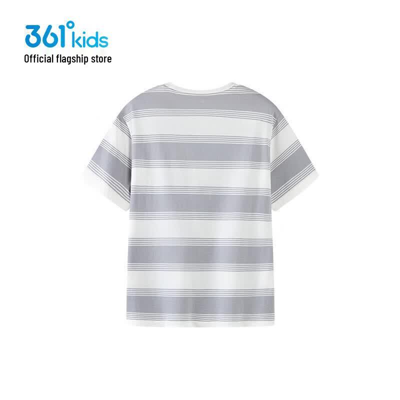 361° Boys' Summer Pure Cotton Striped Short-Sleeve Knit Top K52422210