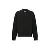 Reebok Comfortable Fashionable Versatile Retro Sports Letter Print Pullover Long Sleeve American Sweatshirt Women Sweatshirt Black 24FRM304WGH0