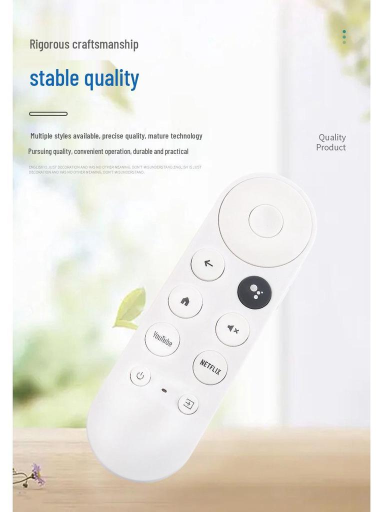 G9N9N Compatible Bluetooth Voice Remote for Google TV Chromecast in Original Packaging.