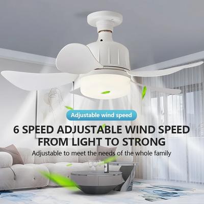 Deckenventilator Beleuchtung Dimmbar Lichtfarbe Temperatur Moderne Deckenmontage Fernbedienung Smart E27 LED Deckenventilator Leuchte