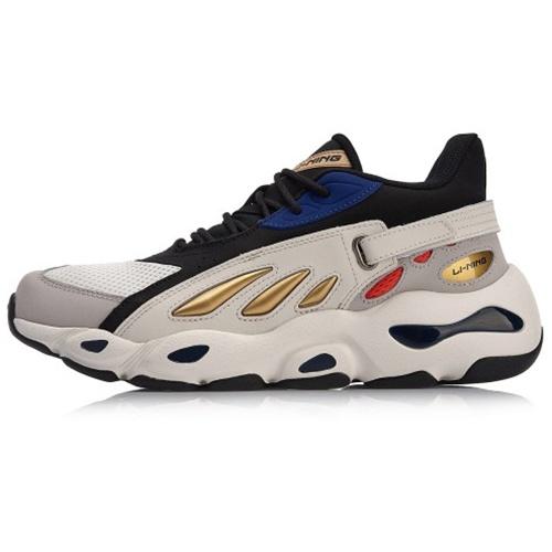 Li-Ning Stylish Shoes  Beige Black  Men s AGLN069-13 EU 43⅔