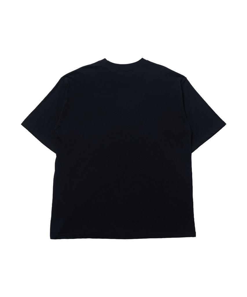 TEN PAST SEVEN Basic Logo Short Sleeve T-Shirt - Black