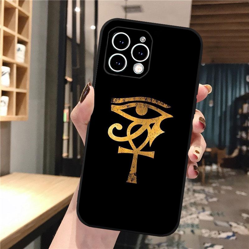 Phone Case For iphone 17 Pro Max 17 Pro Air 16 15 14 13 Pro Max 15 16 Pro 15Plus Egypt Pharaoh Cat Anubis