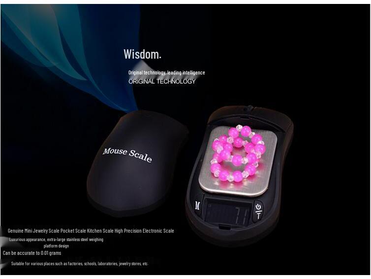 Mini 200g Elektronische Waage: Präzision 0,01 g für Schmuck, Tee, Gold und mehr