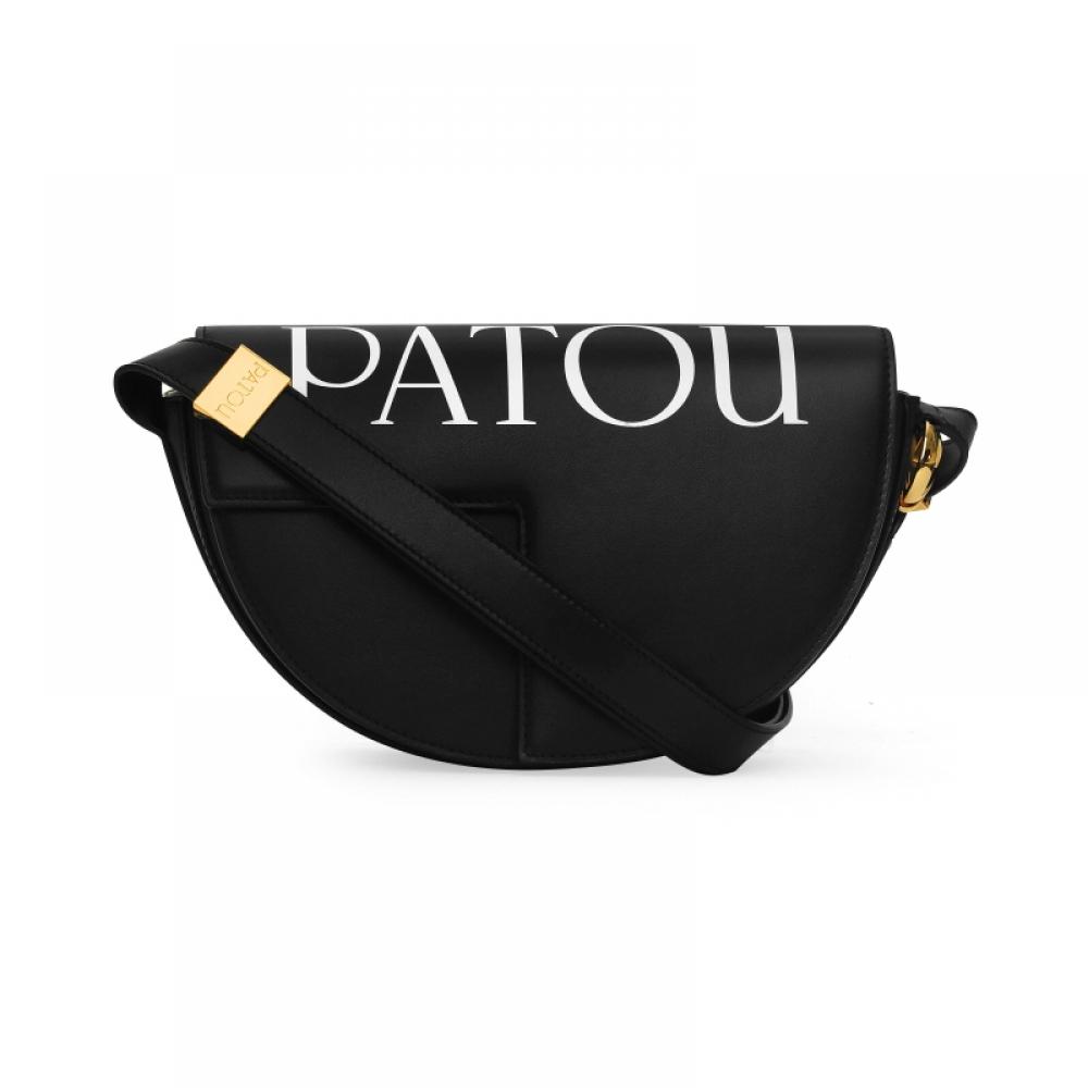 Patou Ba001 5000 900b  Ba0015000900b  Le Patou Logo Calfskin Crossbody Bag