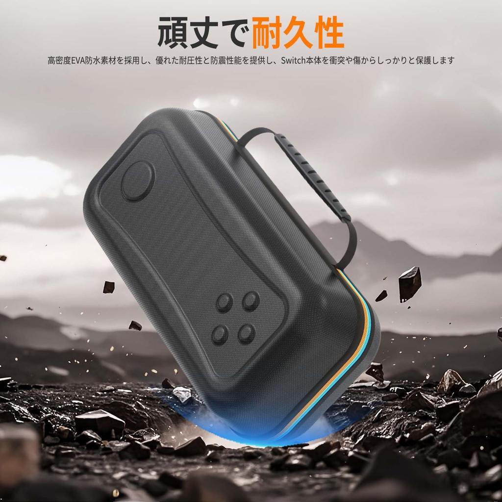 For Switch 2 Switch Storage Large Switch 2 Carrying EVA Protective Full Easy to Can Store All of Switch 2 Game Compatible with Switch 2 Black Case,