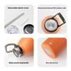 Tyeso 1900ML Vacuum Flasks Stainless Steel Insulated Flask Outdoor Portable Sports with Convenient Buckle Hiking Large Capacity