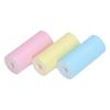 3 Roll Thermal Printer Paper Mini Thermal Print Paper Toll Yellow Blue Pink for Label Photo 57x25mm