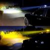 2Pcs 12W Motorcycle Spotlights  Waterproof Driving Lamp Dual Colour Fog Spot Light for Motorcycle Truck ATV