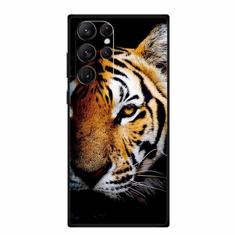 For Samsung S23 Ultra Phone Case Cover S23Ultra Black Silicone Soft Back Case For Samsung Galaxy S22 S23 Ultra Case S 23 Ultra