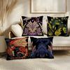Game Mmonster Hunter Wilds Cushion Cover Soft Short Plush Pillow Cover Smooth Cozy Texture Aesthetic Cushion Case Home Decor