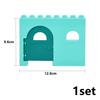 Big Size Building Blocks House Furniture Assemble Wall Fence Roof Door Window Construction Large Bricks Toys Compatible Duploes