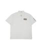 MONBIRDIE GOLF Ball Marker Half-Zip Collared Short-Sleeve T-Shirt Ivory