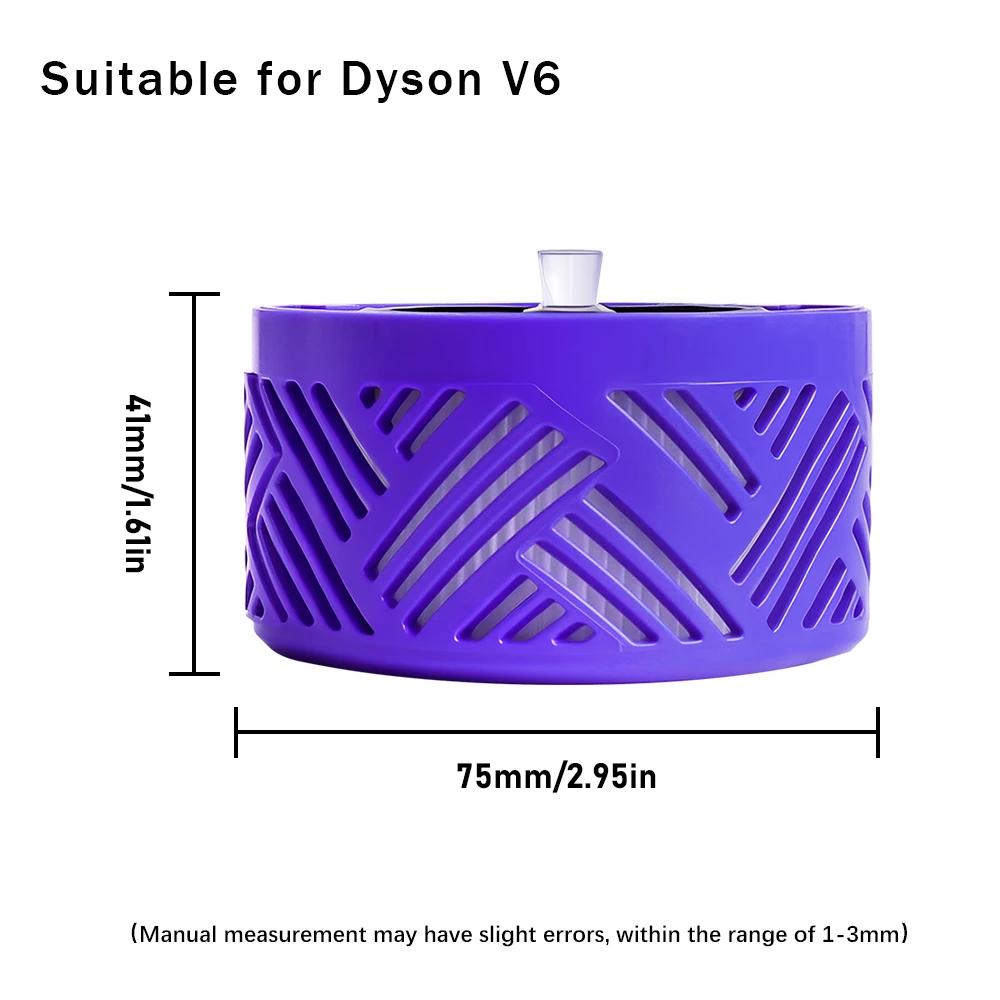 For Dyson Vacuum Cleaner Accessories HEPA Filter Brush Head For Dyson V6 V7 V8 V10 V11 V12 V15 DC Series Wand Handle Roller Dsting Brush