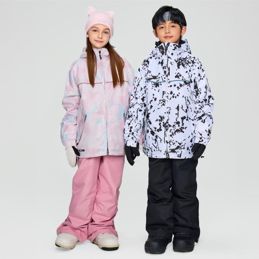 Ash Greem Snowboard and Ski Wear Sizes Water Resistance x Size Jacket and Junior Snowboard and Ski Wear Set for Boys and Girls Kids' Set, 120-160,