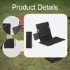 Outdoor Camping Backrest Floor Chair with Carry Bag Camp Foldable Chairs Pad,