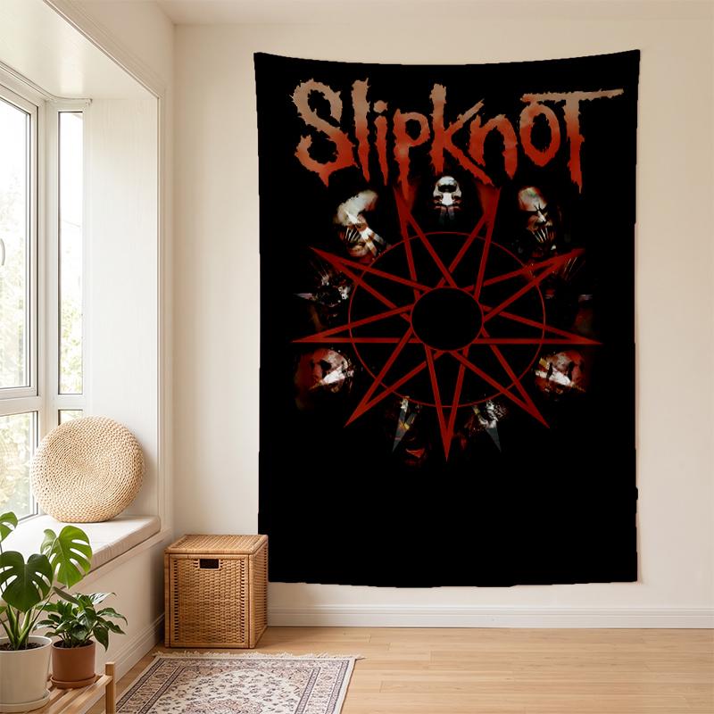 Slipknot (1) Arazzo da Parete Elegante Appeso a Parete per Camera da Letto Soggiorno Dormitorio Bel Regalo per Famiglia e Amici