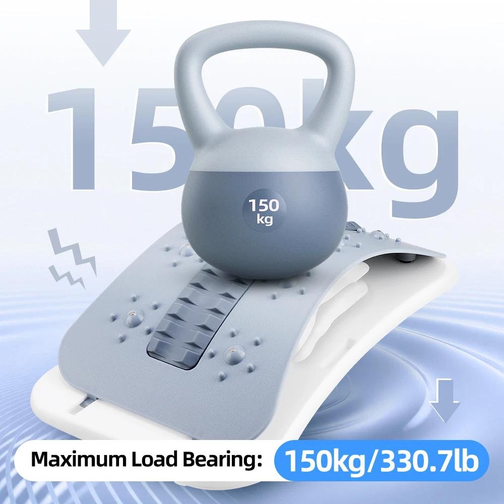 Back Stretcher for Back Relax, Multi-Level Back Cracker Board, Lower and Upper Back Support for Herniated Disc,Posture Corrector