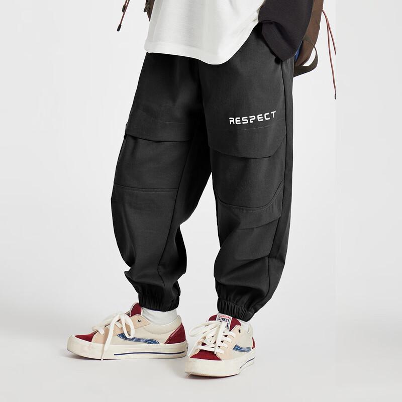 Boys Spring/Autumn Loose Fit Cargo Jogger Pants 120