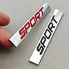3D Metal Car Sticker Sport Logo Square Bar Rear Trunk Badge Emblem For VW New Jetta Bora Lavida Honda Auto Refitting Accessories