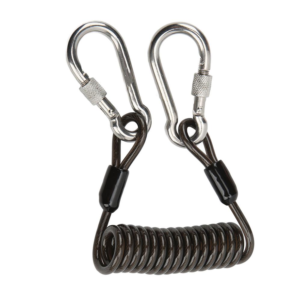 Diving Camera Anti Lost Spring Coil Lanyard Rustproof Quick Release Buckle Diving Tools