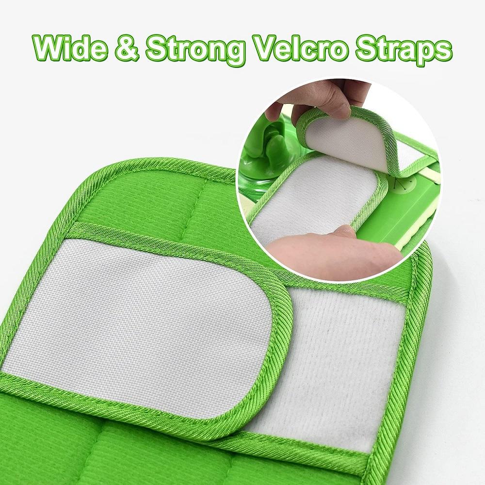 Microfiber Mop Pads For Swiffer Sweeper Mops 12 inches Reusable Washable Floor Mop Pad Refills Multi Surface Wet & Dry Cleaning