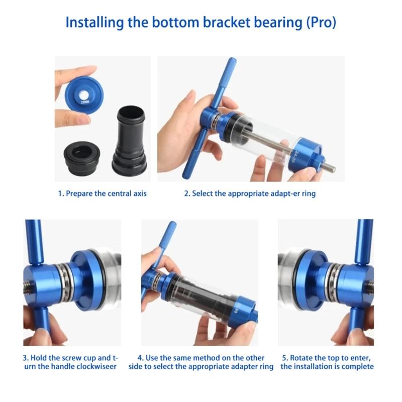 Professional Removal Tool Kit for BB86/BB30/BB91 Bottom Bracket Install and Removal Tool Kit Bike Bottom Bracket Remover
