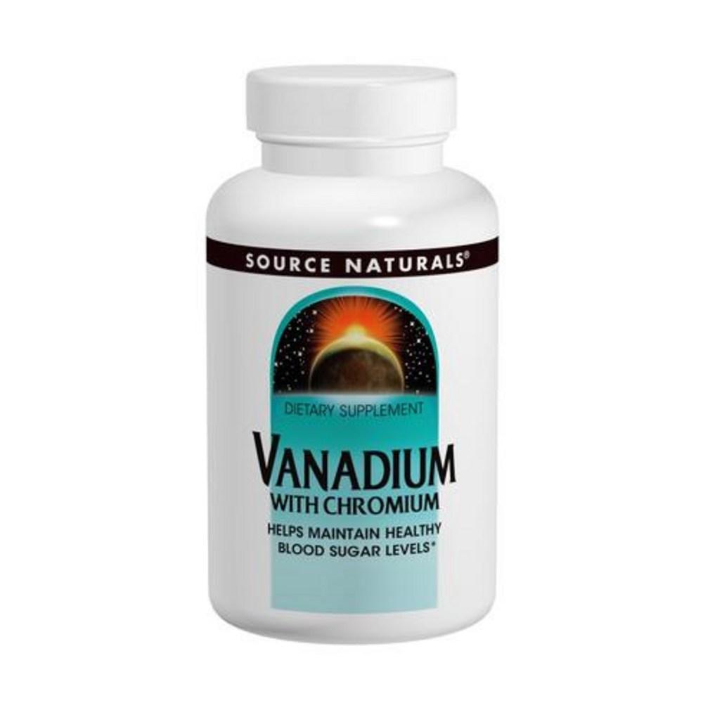Source Naturals Vanadium Chromium Tablets 180 Tablets 1 Pcs