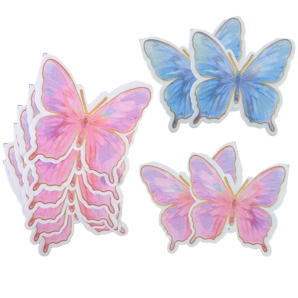 20Pcs Butterfly Printed Disposable Napkins Disposable Dinner Napkins Weddings Birthdays