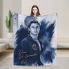 Dean Di Laurentis Off Campus Poster Warm Comfy Blanket For Sofa Home  Print Throw Blanket Spring Plane Travel Flannel Bedspread